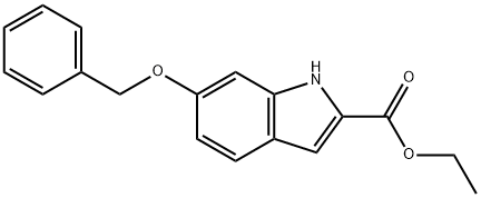 ethyl 6-(benzyloxy)-1H-indole-2-carboxylate Struktur