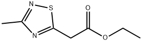 ethyl 2-(3-methyl-1,2,4-thiadiazol-5-yl)acetate Struktur