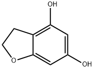 2,3-dihydrobenzofuran-4,6-diol Struktur