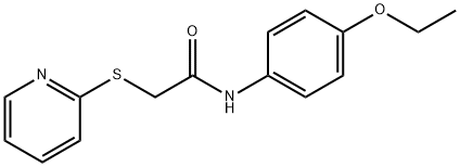 N-(4-ethoxyphenyl)-2-(pyridin-2-ylsulfanyl)acetamide Struktur