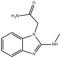 2-(2-(Methylamino)-1H-benzo[d]imidazol-1-yl)acetamide Struktur