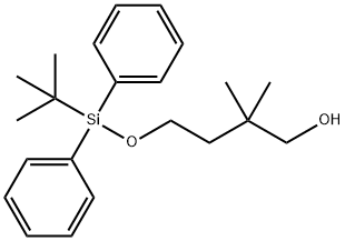4-((Tert-Butyldiphenylsilyl)Oxy)-2,2-Dimethylbutan-1-Ol Struktur