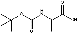 2-(Boc-amino)-2-propenoic acid Struktur