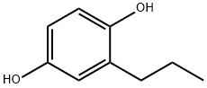 2-propyl-1,4-Benzenediol Struktur