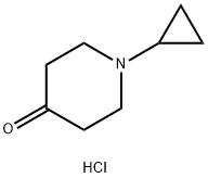 1-Cyclopropylpiperidin-4-one hydrochloride Struktur