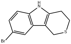 8-bromo-1,3,4,5-tetrahydrothiopyrano[4,3-b]indole Structure