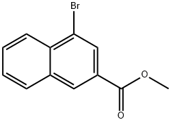 Methyl 4-bromo-2-naphthoate Struktur
