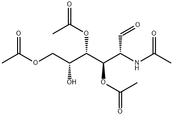 2-(Acetylamino)-2-deoxy-D-galactose 3,4,6-triacetate Struktur