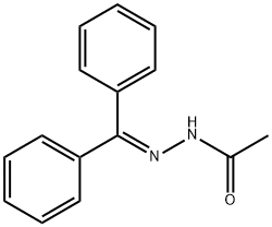 ACETIC ACID DIPHENYLMETHYLENEHYDRAZIDE Struktur