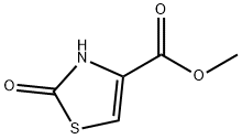 2-Hydroxy-thiazole-5-carboxylic acid methyl ester Struktur