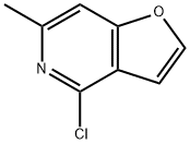 4-chloro-6-methylfuro[3,2-c]pyridine Struktur