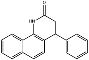 4-PHENYL-3,4-DIHYDRO-1H-BENZO(H)QUINOLIN-2-ONE Struktur