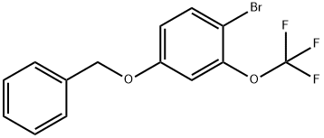 4-Benzyloxy-1-bromo-2-trifluoromethoxybenzene Struktur
