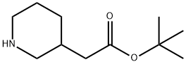 tert-butyl 2-(piperidin-3-yl)acetate Structure