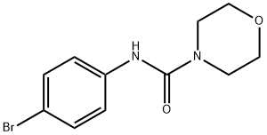 4-(4-BROMOPHENYLCARBAMOYL)MORPHOLINE Struktur