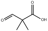 2,2-dimethyl-3-oxopropanoic acid Struktur