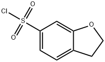 2,3-dihydrobenzofuran-6-sulfonyl chloride Struktur