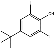 4-(1,1-Dimethylethyl)-2,6-diiodophenol 結(jié)構(gòu)式