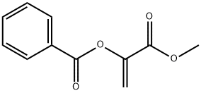 methyl 2-(benzoyloxy)-2-propenoate Struktur