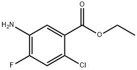 ethyl 5-amino-2-chloro-4-fluorobenzoate Struktur