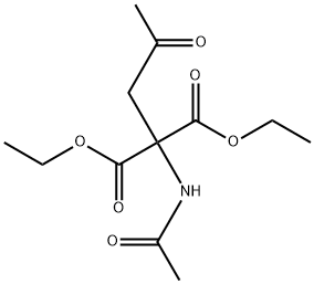 DIETHYL 2-ACETAMIDO-2-(2-OXOPROPYL)MALONATE Struktur