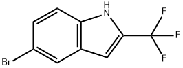 5-bromo-2-(trifluoromethyl)-1H-indole|5-BROMO-2-(TRIFLUOROMETHYL)-1H-INDOLE