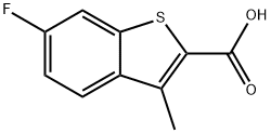 6-Fluoro-3-methylbenzo[b]thiophene-2-carboxylic acid Struktur