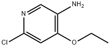 6-CHLORO-4-ETHOXYPYRIDIN-3-AMINE 結構式