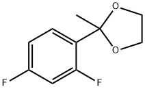 2-(2,4-difluorophenyl)-2-methyl-1,3-dioxolane Struktur