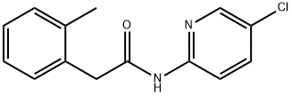 N-(5-chloro-2-pyridinyl)-2-(2-methylphenyl)acetamide Struktur