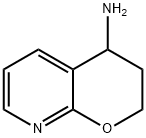 3,4-dihydro-2H-pyrano[2,3-b]pyridin-4-amine Struktur