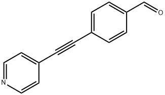 4-[2-(4-pyridinyl)ethynyl]benzaldehyde Struktur