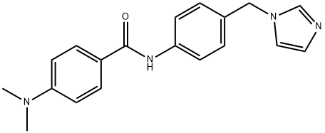 4-(dimethylamino)-N-[4-(1H-imidazol-1-ylmethyl)phenyl]benzamide Struktur