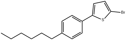 2-Bromo-5-(4-hexylphenyl)thiophene Structure