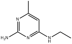 2-amino-4-methyl-6-ethylaminopyrimidine Structure