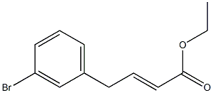2-BUTENOIC ACID, 4-(3-BROMOPHENYL)-, ETHYL ESTER Struktur