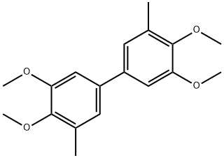 3,3'-DIMETHYL-4,4',5,5'-TETRAMETHOXYBIPHENYL Struktur