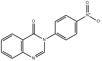 3-(4-NITRO-PHENYL)-3H-QUINAZOLIN-4-ONE Struktur