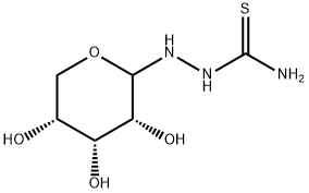 2-D-Ribopyranosylhydrazinecarbothioamide Struktur