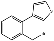 3-[2-(bromomethyl)phenyl]Thiophene Struktur