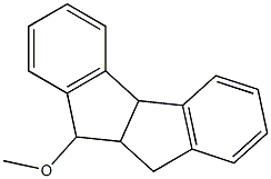 9-METHOXY-4B,9,9A,10-TETRAHYDROINDENO(1,2-A)INDENE Struktur