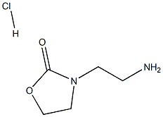 3-(2-Aminoethyl)-1,3-oxazolidin-2-one hydrochloride Struktur