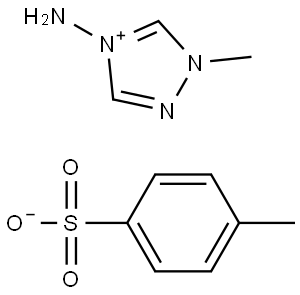 4-AMINO-1-METHYL-4H-(1,2,4)TRIAZOL-1-IUM, TOLUENE-4-SULFONATE Struktur