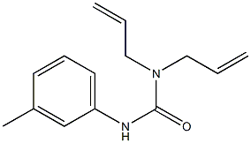 1,1-DIALLYL-3-(M-TOLYL)UREA Struktur