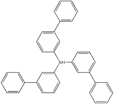 TRIS(3-BIPHENYLYL)SILANE Struktur