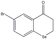 6-BROMO-2H-1-BENZOSELENIN-4(3H)-ONE Struktur
