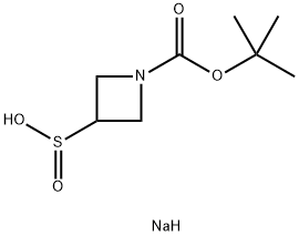 Sodium 1-(tert-butoxycarbonyl)azetidine-3-sulfinate Structure