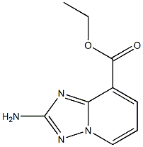 Ethyl 2-amino-[1,2,4]triazolo[1,5-a]pyridine-8-carboxylate Struktur