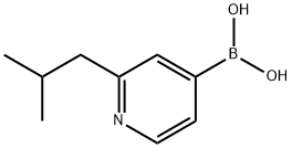 (2-isobutylpyridin-4-yl)boronic acid Struktur