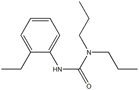 1,1-DIPROPYL-3-(2-ETHYLPHENYL)UREA Struktur